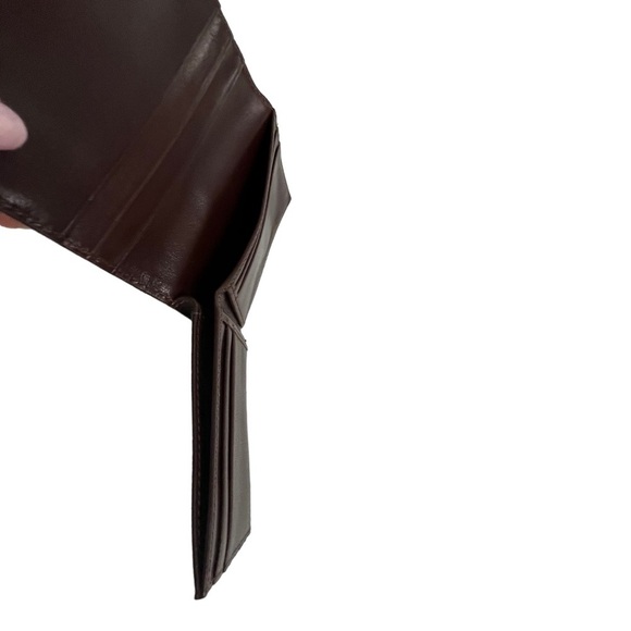 COACH  Men's Brown Tri Fold Wallet NEW - Picture 10 of 16